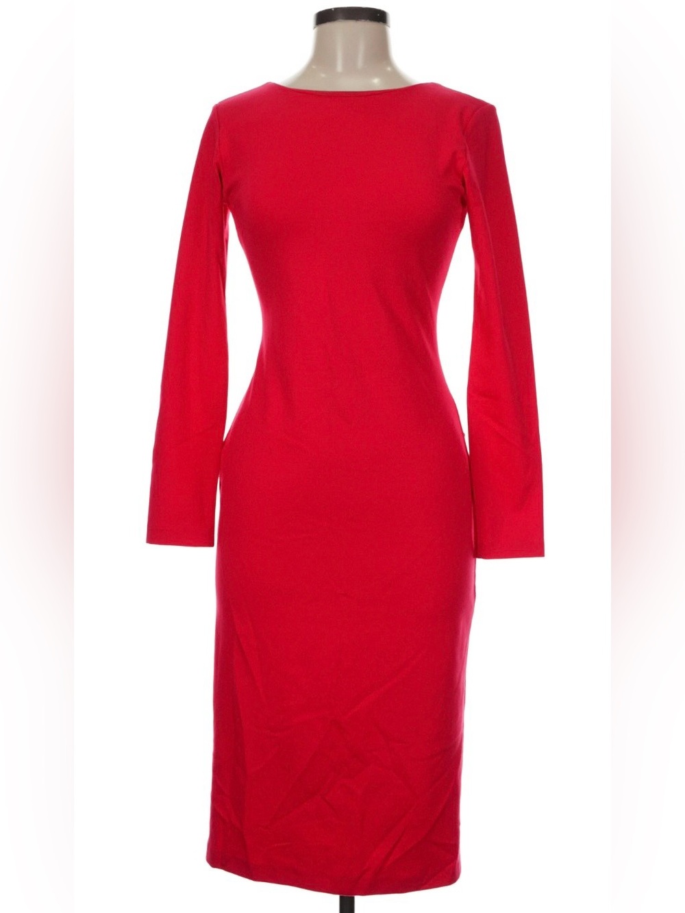 Amanda Uprichard For Le Tote Red Long Sleeve Sheath Dress- NWOT